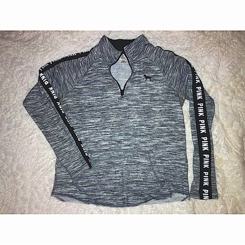 Victoria’s Secret Pink Quart-Zip Sweatshirt